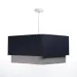 Lampa wisząca KWADRO DUO 008 51x47cm granatowa/szara polska I sklep meblowy MIRAT.