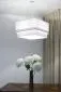 Lampa wisząca KWADRO DUO 010 51x47cm biała minimalistyczna I sklep meblowy MIRAT.