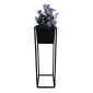 Kwietnik LAURA 20x20x70cm czarny wysoki I sklep meblowy MIRAT. styl LOFT