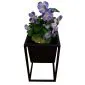 Kwietnik LAURA 25x25x35cm czarny stojący I sklep meblowy MIRAT. styl LOFT