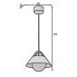 Lampa wisząca ALMITARA I biała w stylu skandynawskim I sklep meblowy MIRAT.