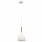 Lampa wisząca WOLDES I biała w stylu skandynawskim I sklep meblowy MIRAT.