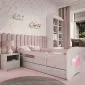 Łóżko dziecięce BABY DREAMS księżniczka i konik polskie | MIRAT. w stylu kolekcja BABY DREAMS