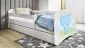 Łóżko dziecięce BABY DREAMS niebieski miś 160 ze stelażem | MIRAT.  kolekcja BABY DREAMS