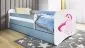 Łóżko dziecięce BABY DREAMS jednorożec 180 dla dziewczynki z materacem | MIRAT. kolekcja BABY DREAMS