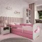 Łóżko dziecięce BABY DREAMS jednorożec 180 dla dziewczynki z materacem | MIRAT. kolekcja BABY DREAMS