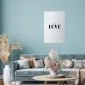 Plakat Simple Love 29,7x42 cm bez ramy bez marginesu | MIRAT.