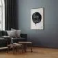 Plakat Stronger 60x90 cm z ramą złotą z marginesem | MIRAT.