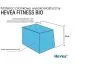 Materac piankowy FITNESS 90x200 średnio-twardy | MIRAT.