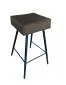 Hoker OLIMP VELVET brązowy do salonu | MIRAT. w stylu GLAMOUR, LOFT kolekcja