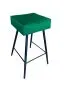 Hoker OLIMP VELVET zielony do salonu i baru | MIRAT. w stylu GLAMOUR, LOFT kolekcja