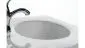 Umywalka meblowa ceramiczna MEG 60 cm biała w stylu retro | MIRAT