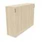 Szafka biurowa przesuwna EASY SPACE CABINET S 3-OH 160cm akacjowa zamykana I sklep meblowy MIRAT.