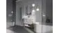 Umywalka meblowa MOSS 70 cm Solid Surface biały mat z otworem na baterię | MIRAT