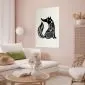 Plakat Be positive 29,7x42 cm bez ramy bez marginesu | MIRAT.