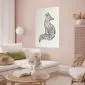 Plakat Lis w kwiaty 60x90 cm bez ramy z marginesem | MIRAT.