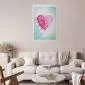 Plakat akwarelowe serce 60 x 90 cm bez ramy | MIRAT.  kolekcja n-B-0031-ao-a