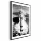 Plakat Kosmiczna prędkość 60x90 cm z ramą czarną z marginesem | MIRAT.