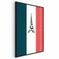 Plakat Symbole Francji 40x60 cm z ramą czarną bez marginesu | MIRAT.