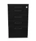 Kontenerek biurowy EASY SPACE 4D PB 43cm czarny grafitowy I sklep meblowy MIRAT.