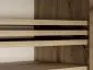 Szafka na buty z siedziskiem NIKOLA 70 dąb artisan/czarna polskiej produkcji I sklep meblowy MIRAT. styl LOFT
