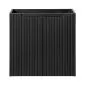 Szafka pod umywalkę NOVA BLACK 82-60-2D 60cm czarna dwudrzwiowa I sklep meblowy MIRAT. styl RYFLOWANY