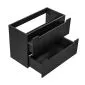 Szafka pod umywalkę NOVA BLACK 82-80-2S 80cm czarna nowoczesna I sklep meblowy MIRAT. styl RYFLOWANY