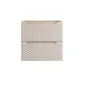 Szafka pod umywalkę OCEAN BEIGE 82-60-2S 60cm dąb olejowany/beżowa z frontami 3D I sklep meblowy MIRAT. styl GLAMOUR