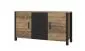 Komoda OLIN 2D3S appenzeller/czarna I sklep meblowy MIRAT. styl LOFT kolekcja OLIN