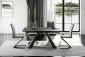 Stół SALVADORE CERAMIC 160(240)x90 turkusowy I sklep meblowy MIRAT. styl LOFT
