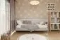 Szare łóżko dla dziecka z drewna sosnowego Mija 160x80 | MIRAT