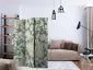 Parawan dwustronny Orient 135x172 cm 3-częściowy czarny | MIRAT.