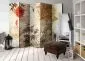 Parawan dwustronny Orient 225x172 cm 5-częściowy wielokolorowy | MIRAT.