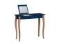Toaletka z lustrem LILLO 85 cm petrol blue w stylu skandynawskim | MIRAT.