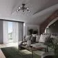 Plafon ARTEMIS 2 czarny diamentowy koszyk| sklep MIRAT kolekcja artemis