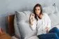 Poduszka zagłówek PILLOW CHIC VELVET 140 szara dekoracyjna | MIRAT.