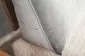Poduszka zagłówek PILLOW CHIC VELVET 180 szara pikowana | MIRAT.