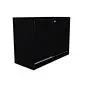 Szafka biurowa przesuwna EASY SPACE CABINET S 1.5-OH 100cm czarna zamykana I sklep meblowy MIRAT.