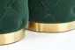 Zestaw puf POLLY VELVET ciemno zielony ze schowkiem | MIRAT. styl GLAMOUR