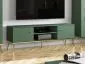 Szafka RTV GRIN 160 zielona na złotych metalowych nogach I sklep meblowy MIRAT. styl GLAMOUR kolekcja GRIN