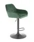 Hoker H-103 VELVET zielony z pikowanym oparciem I sklep meblowy MIRAT. styl GLAMOUR, LOFT