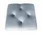 Pufa CHARLIE BL VELVET szara na metalowych nogach | MIRAT. w stylu GLAMOUR, LOFT kolekcja