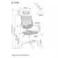 Fotel obrotowy Q-118R czarny z mechanizmem MULTIBLOCK I sklep meblowy MIRAT.