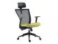 Fotel biurowy Q-328H czarny/zielony z mechanizmem MULTIBLOCK I sklep meblowy MIRAT.