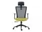 Fotel biurowy Q-328H czarny/zielony z mechanizmem MULTIBLOCK I sklep meblowy MIRAT.