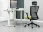 Fotel biurowy Q-328H czarny/zielony z mechanizmem MULTIBLOCK I sklep meblowy MIRAT.