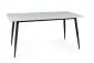 Stół RION 160x90 biały/czarny ceramiczny I sklep meblowy MIRAT. styl LOFT