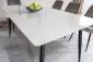 Stół RION 160x90 biały/czarny ceramiczny I sklep meblowy MIRAT. styl LOFT