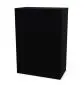 Komoda biurowa EASY SPACE CABINET H-D2 3-OH 80cm czarna zamykana I sklep meblowy MIRAT.