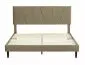 Łóżko tapicerowane SAVANA VELVET 120x200 beżowe aksamitne I sklep meblowy MIRAT. styl GLAMOUR